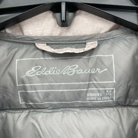 Eddie Bauer EB650 Goose Down Puffer Vest Women's Medium Beige Outdoor Travel - Picture 5 of 11